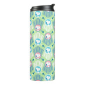 Erdnüsse | Snoopy Mint Green Deko Dreams Pattern Thermosbecher (Nach links gedreht)
