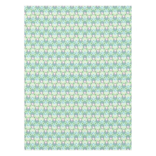 Erdnüsse | Snoopy Mint Green Deko Dreams Pattern Tischdecke (Vorderseite)