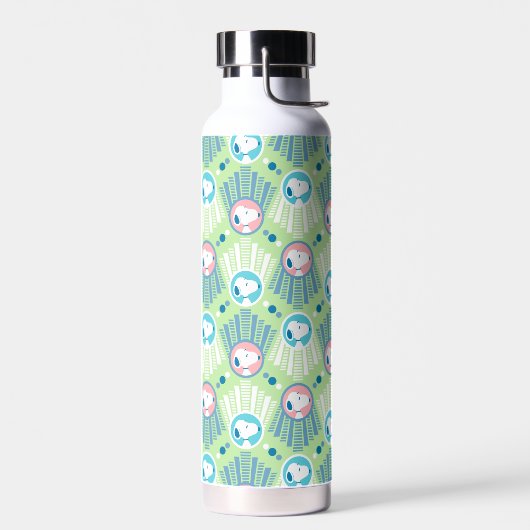 Erdnüsse | Snoopy Mint Green Deko Dreams Pattern Trinkflasche (Links)