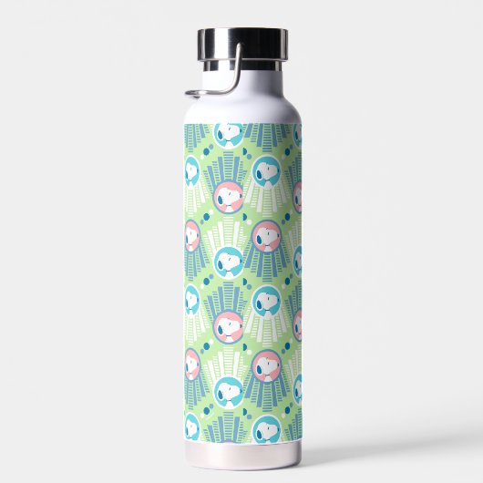 Erdnüsse | Snoopy Mint Green Deko Dreams Pattern Trinkflasche (Rechts)
