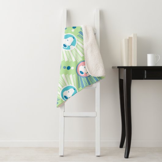 Erdnüsse | Snoopy Mint Green Deko Dreams Sherpadecke (Beispiel)