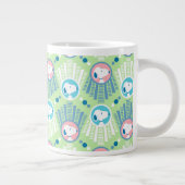 Erdnüsse | Snoopy Mint Grün Deco Dreams Muster Jumbo-Tasse (Rechts)