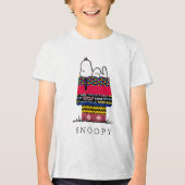 Erdnüsse | Snoopy Mixtape Doghouse Tri-Blend Shirt (Vorderseite)