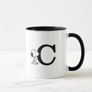 Erdnüsse   Snoopy Monogram C Tasse