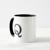 Erdnüsse | Snoopy Monogram Q Tasse (Vorderseite Links)