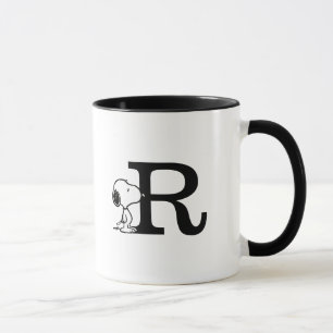 Erdnüsse Snoopy Monogram R Tasse