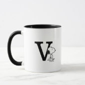 Erdnüsse | Snoopy Monogram V Tasse (Links)