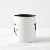 Erdnüsse | Snoopy Monogram W Tasse (Zentrum)