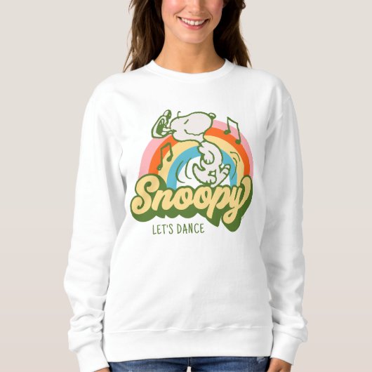 Erdnüsse | Snoopy Music Rainbow Sweatshirt (Vorderseite)