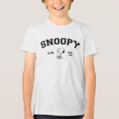 Erdnüsse | Snoopy Name hinzufügen Tri-Blend Shirt (Vorderseite)