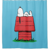 Erdnüsse | Snoopy Napping Duschvorhang (Vorderseite)