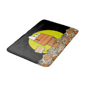 Erdnüsse | Snoopy Napping im Pumpkinpflaster Badematte (Schrägansicht)