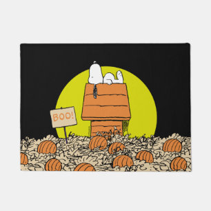 Erdnüsse Snoopy Napping im Pumpkinpflaster Fußmatte