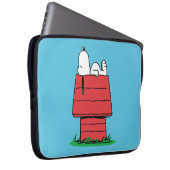 Erdnüsse | Snoopy Napping Laptopschutzhülle (Vorne Rechts)