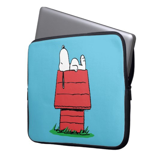 Erdnüsse | Snoopy Napping Laptopschutzhülle (Vorderseite Links)