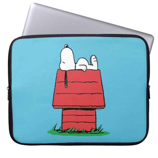 Erdnüsse | Snoopy Napping Laptopschutzhülle (Vorderseite)