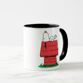 Erdnüsse | Snoopy Napping | Name hinzufügen Tasse (VorderseiteRechts)