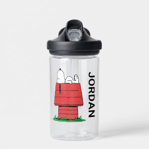 Erdnüsse Snoopy Napping Name hinzufügen Trinkflasche