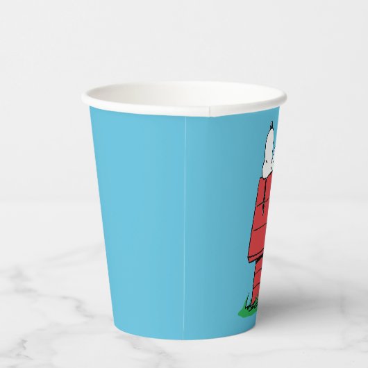 Erdnüsse | Snoopy Napping Pappbecher (Rechts)