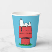 Erdnüsse | Snoopy Napping Pappbecher (Vorderseite)