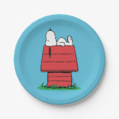 Erdnüsse | Snoopy Napping Pappteller (Vorderseite)