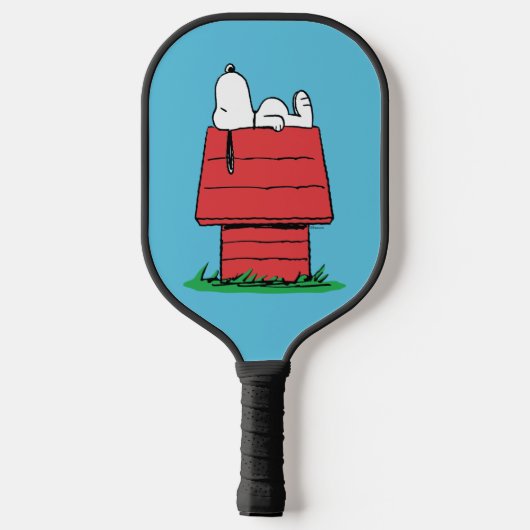 Erdnüsse | Snoopy Napping Pickleball Schläger (Rückseite)