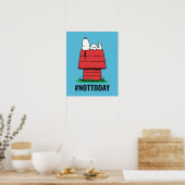 Erdnüsse | Snoopy Napping Poster (Küche)