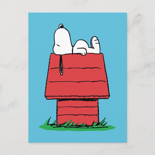 Erdnüsse | Snoopy Napping Postkarte (Vorderseite)