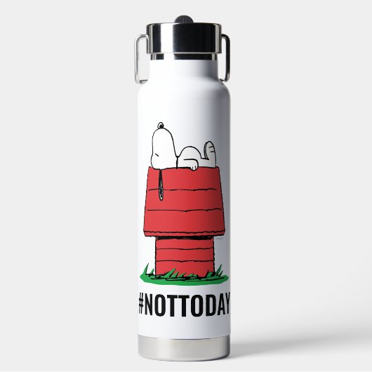 Erdnüsse | Snoopy Napping Trinkflasche (Vorderseite)