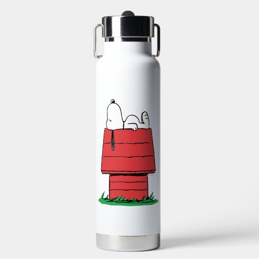 Erdnüsse | Snoopy Napping Trinkflasche (Vorderseite)