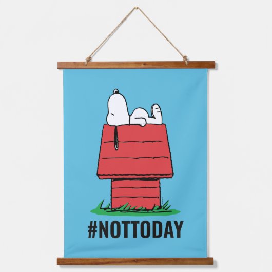 Erdnüsse | Snoopy Napping Wandteppich Mit Holzrahmen (Vorderseite)