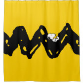 Erdnüsse | Snoopy-Nickerchen Duschvorhang (Vorderseite)