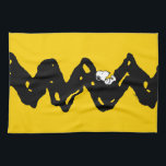 Erdnüsse | Snoopy-Nickerchen Geschirrtuch<br><div class="desc">Karo dieses lustige Design von Peanuts mit Snoopy.</div>