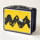 Erdnüsse | Snoopy-Nickerchen Metall Brotdose (Vorderseite)