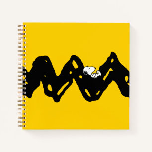 Erdnüsse   Snoopy-Nickerchen Notizblock