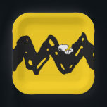 Erdnüsse | Snoopy-Nickerchen Pappteller<br><div class="desc">Karo dieses lustige Design von Peanuts mit Snoopy.</div>