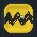 Erdnüsse | Snoopy-Nickerchen Pappteller<br><div class="desc">Karo dieses lustige Design von Peanuts mit Snoopy.</div>