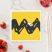 Erdnüsse | Snoopy-Nickerchen Serviette (Beispiel)