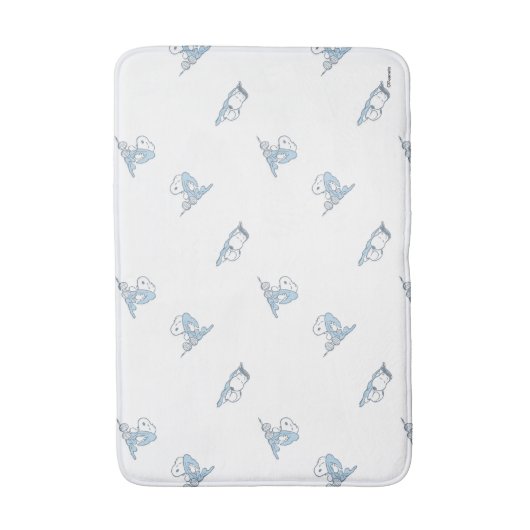 Erdnüsse | Snoopy Nickerchen Time Pattern Badematte (Vorderseite Vertikal)