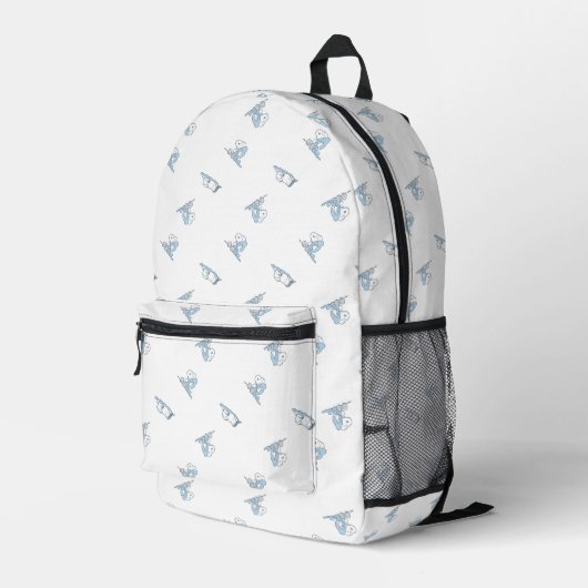 Erdnüsse | Snoopy Nickerchen Time Pattern Bedruckter Rucksack (Rückseitige Ecke Rechts)