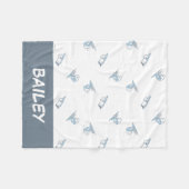 Erdnüsse | Snoopy Nickerchen Time Pattern Fleecedecke (Vorderseite (Horizontal))