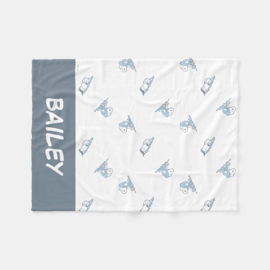 Erdnüsse | Snoopy Nickerchen Time Pattern Fleecedecke (Vorderseite (Horizontal))