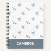 Erdnüsse | Snoopy Nickerchen Time Pattern Notizblock (Vorderseite)