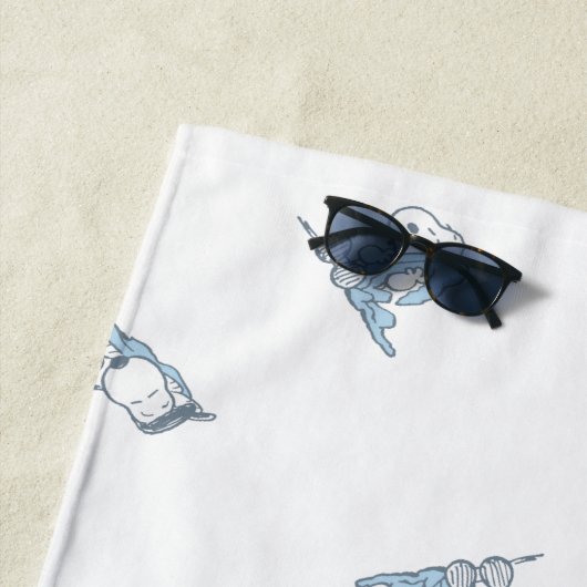 Erdnüsse | Snoopy Nickerchen Time Pattern Strandtuch (Beispiel)