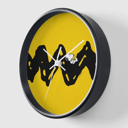 Erdnüsse | Snoopy-Nickerchen Uhr (Winkel)