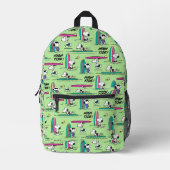 Erdnüsse | Snoopy Ocean High Tide Muster Bedruckter Rucksack (Vorderseite)