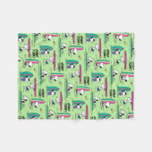 Erdnüsse | Snoopy Ocean High Tide Muster Fleecedecke (Vorderseite (Horizontal))
