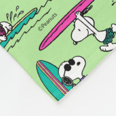 Erdnüsse | Snoopy Ocean High Tide Muster Fleecedecke (Ecke)