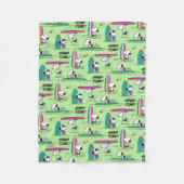 Erdnüsse | Snoopy Ocean High Tide Muster Fleecedecke (Vorderseite)