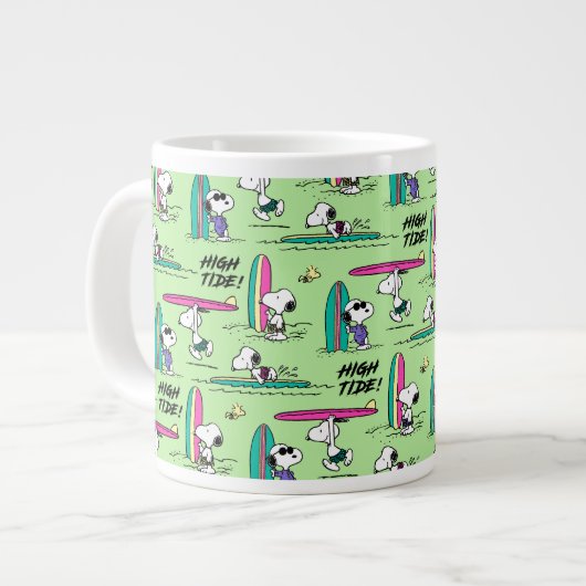 Erdnüsse | Snoopy Ocean High Tide Muster Jumbo-Tasse (Vorderseite Links)